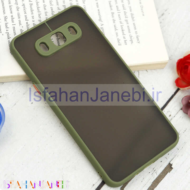 اصفهان جانبی-قاب PC مات محافظ لنز دار Samsung Galaxy J7 2016