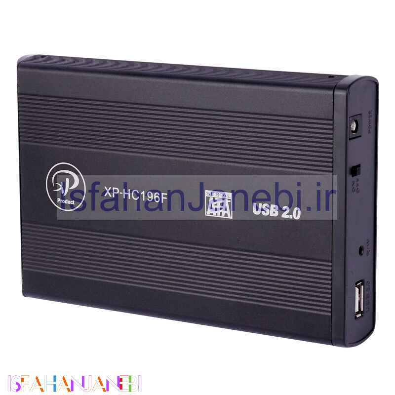 اصفهان جانبی-باکس هارد 3.5 اینچی HDD ایکس پی پروداکت XP-HC196 + آداپتور