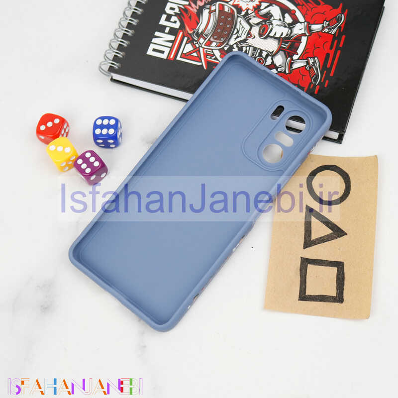 اصفهان جانبی-قاب سیلیکونی محافظ لنزدار طرح اسکویید گیم Xiaomi Poco F3 کد 13