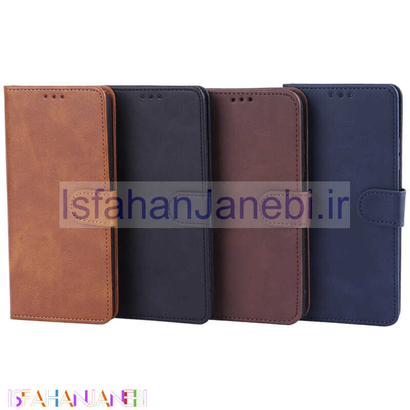 اصفهان جانبی-کیف چرمی مگنتی محافظ لنزدار Xiaomi Redmi Note 12S