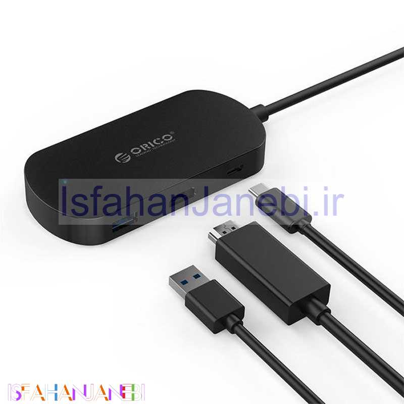 اصفهان جانبی-هاب 3 پورت Type-C اوریکو TCH1