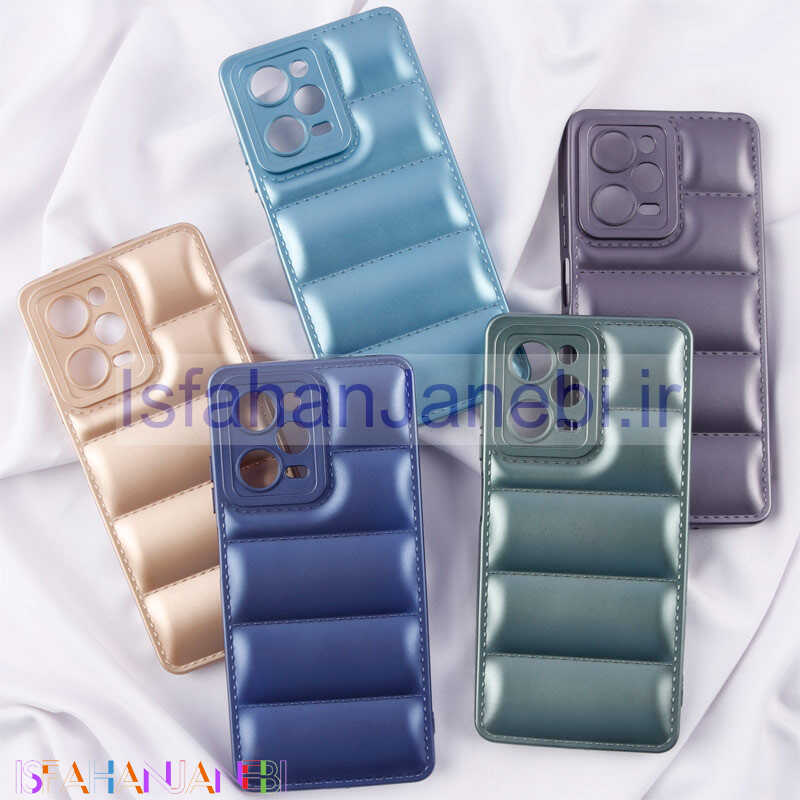 اصفهان جانبی-قاب پافر ژله ای براق محافظ لنزدار Xiaomi Redmi Note 12 Pro 5G