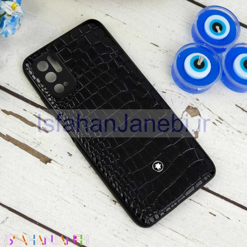 اصفهان جانبی-قاب چرمی Mont Blanc شیائومی Poco M3 Pro