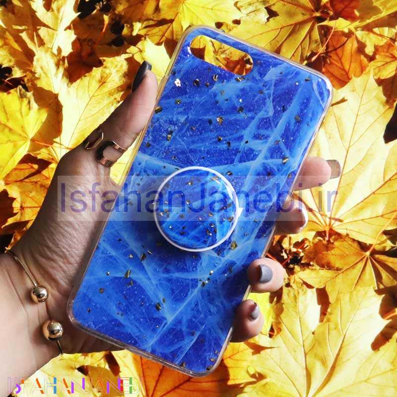 اصفهان جانبی-قاب رنگین کمانی پاپ سوکت دار خرچنگی کد6 آیفون iPhone 7 Plus / 8 Plus