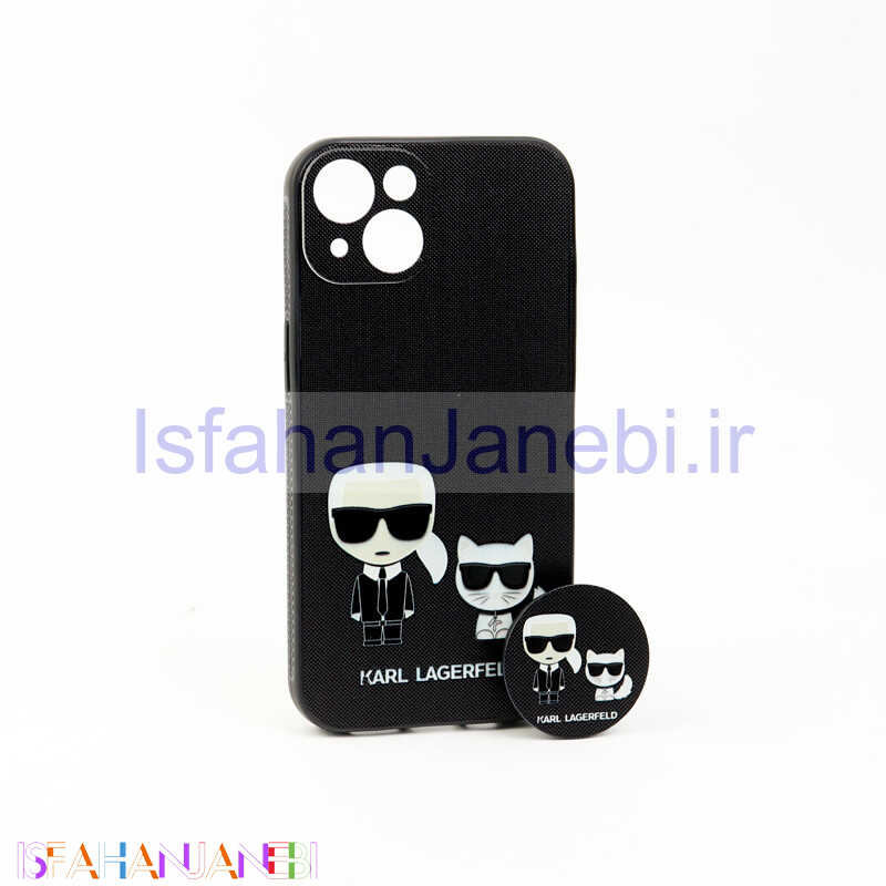 اصفهان جانبی-قاب فانتزی طرحدار دخترانه محافظ لنزدار + پاپ سوکت iPhone 13 سری R