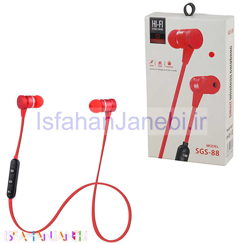 اصفهان جانبی-هندزفری بلوتوثی گردنی SGS-88