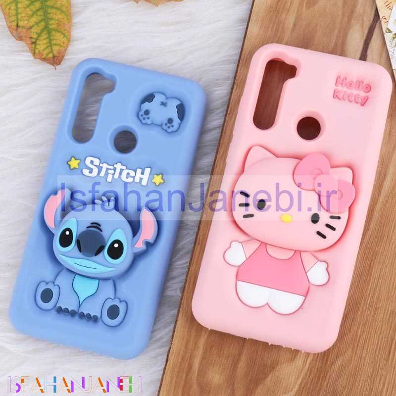 اصفهان جانبی-قاب سیلیکونی شیائومی Redmi Note 8 پاپ سوکت دار فانتزی برجسته