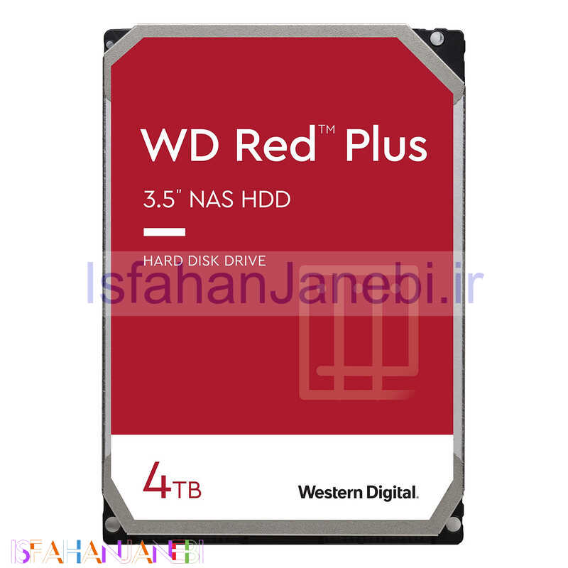 اصفهان جانبی-هارد اینترنال وسترن دیجیتال Western Digital Red Plus WD40EFRX 4TB