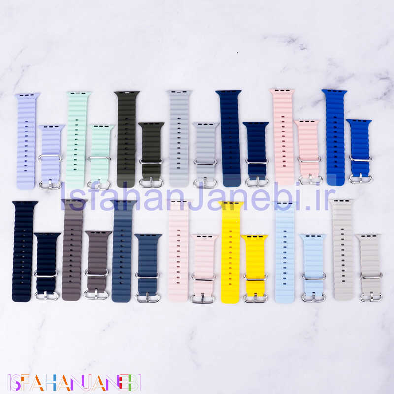 اصفهان جانبی-بند اپل واچ سیلیکونی Ocean سایز 42/44 میلی متری کد 2