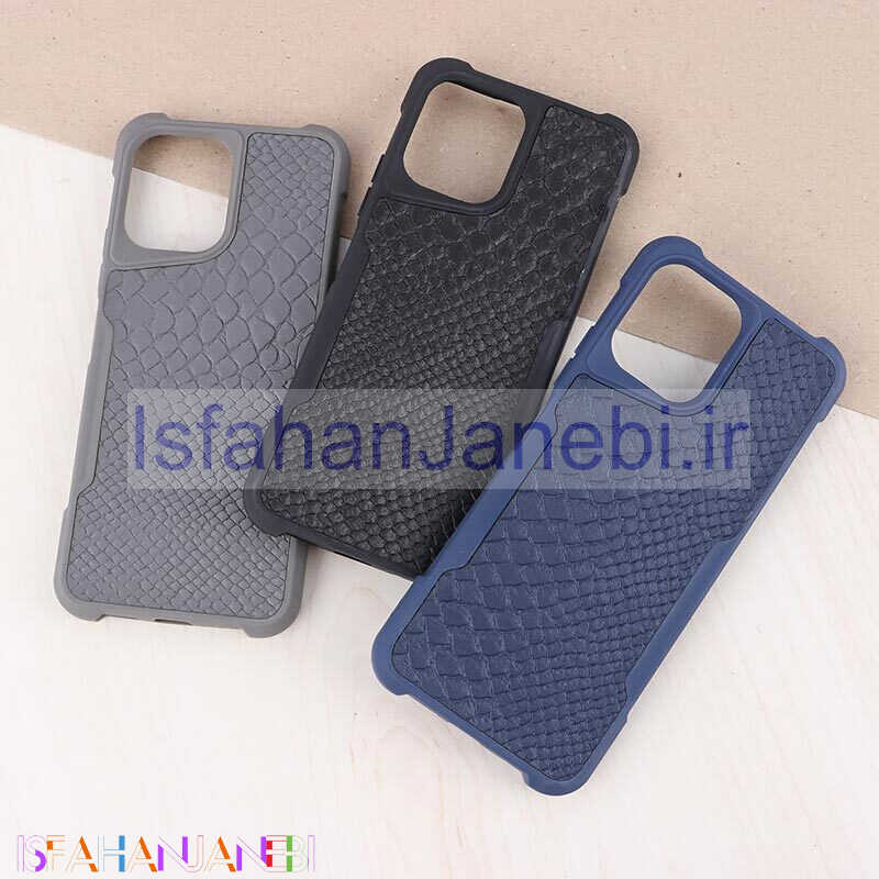 اصفهان جانبی-قاب چرمی شیائومی Redmi 12 سوسماری