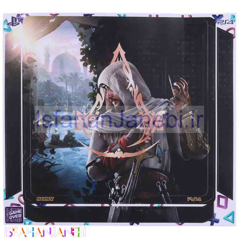 اصفهان جانبی-اسکین پلی استیشن 4 اسلیم طرح Assassin's Creed Mirage کد 3