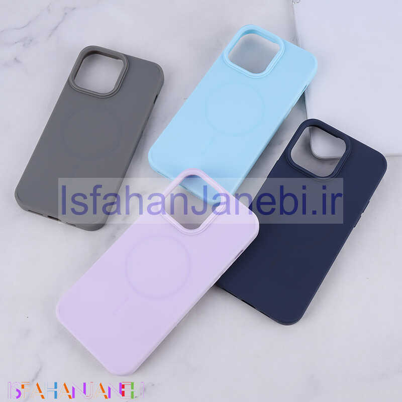 اصفهان جانبی-قاب سیلیکونی ژله ای مگ سیف آیفون iPhone 14 Pro Max