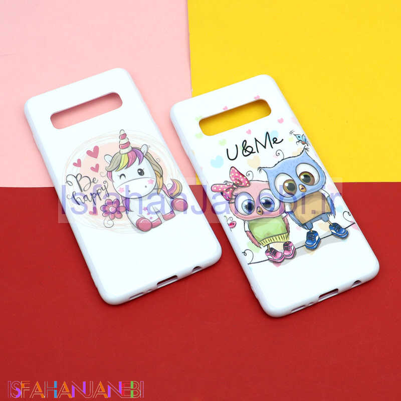 اصفهان جانبی-قاب فانتزی سفید طرح کارتونی سامسونگ S10