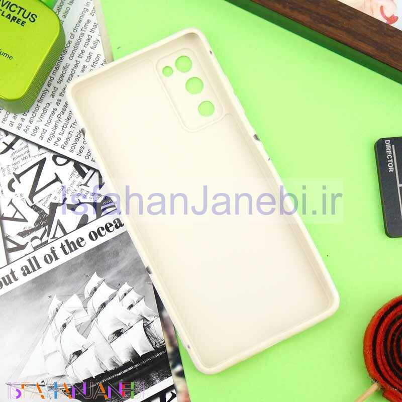 اصفهان جانبی-قاب سیلیکونی محافظ لنزدار طرح گل Samsung Galaxy S20 FE
