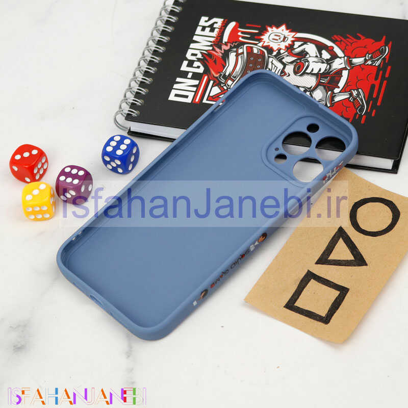 اصفهان جانبی-قاب سیلیکونی محافظ لنزدار طرح اسکویید گیم iPhone 13 Pro Max کد 13