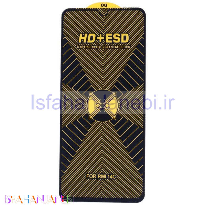 اصفهان جانبی-گلس آنتی استاتیک OG HD شیائومی Redmi 14C / 14R / Poco C75