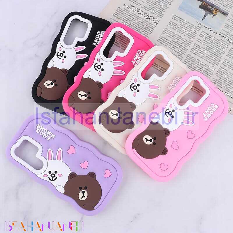 اصفهان جانبی-قاب سیلیکونی موج دار سامسونگ Galaxy S23 Ultra خرسی