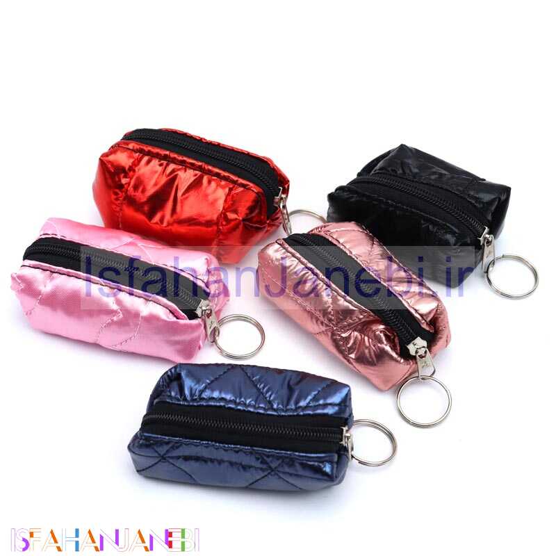 اصفهان جانبی-کیف هندزفری پارچه ای براق