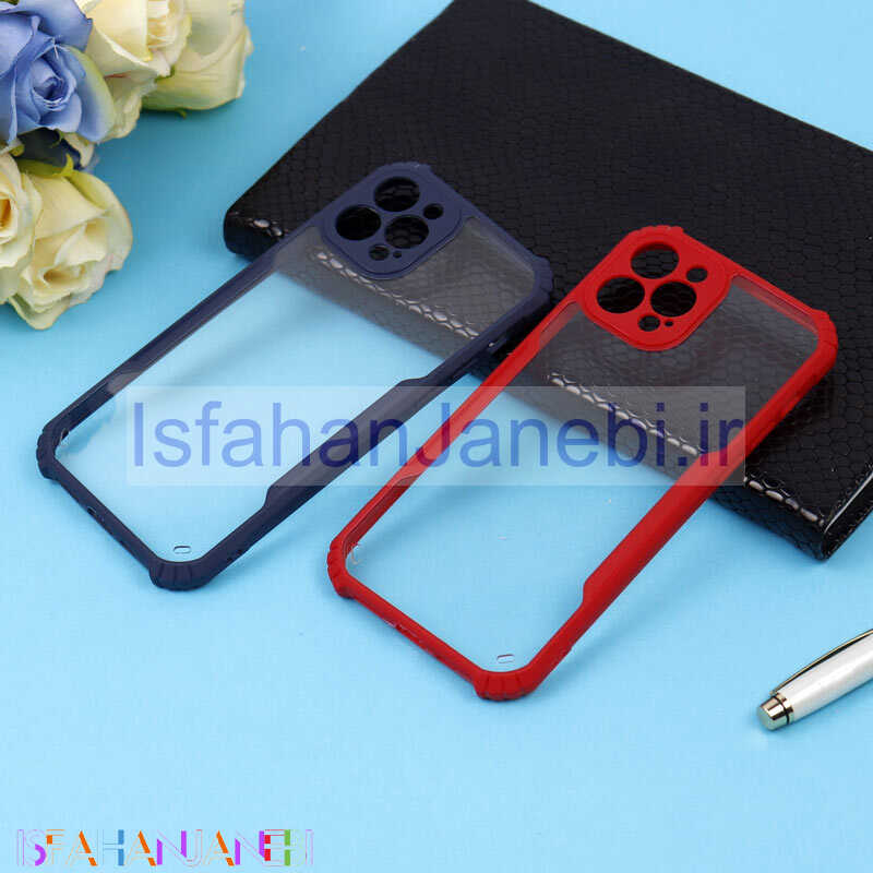اصفهان جانبی-قاب محافظ لنزدار PC شفاف ضربه گیر iPhone 12 Pro