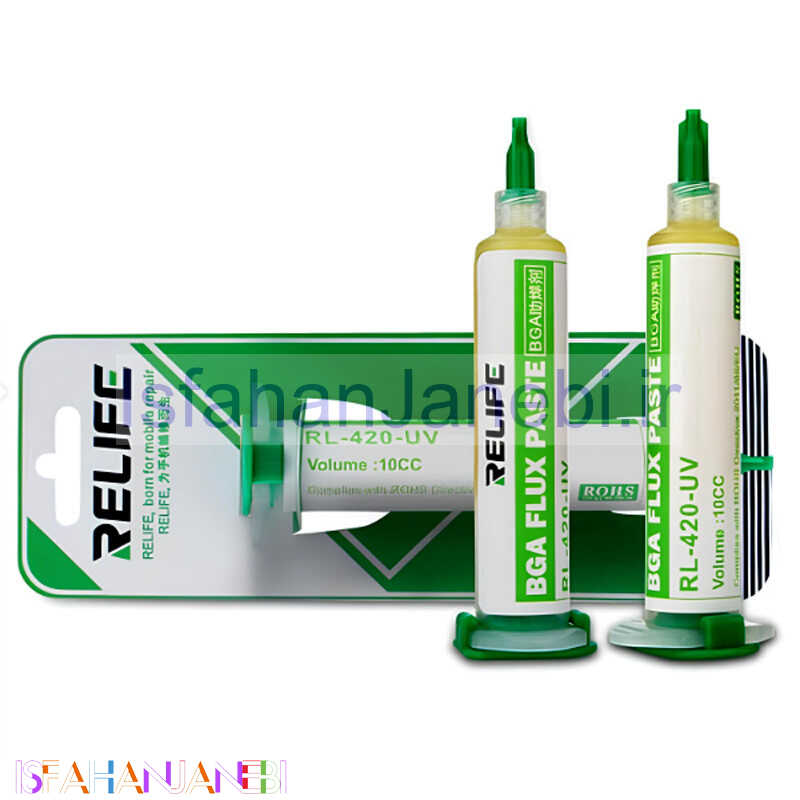 اصفهان جانبی-خمیر فلکس سرنگی Relife RL-420-UV 10ml