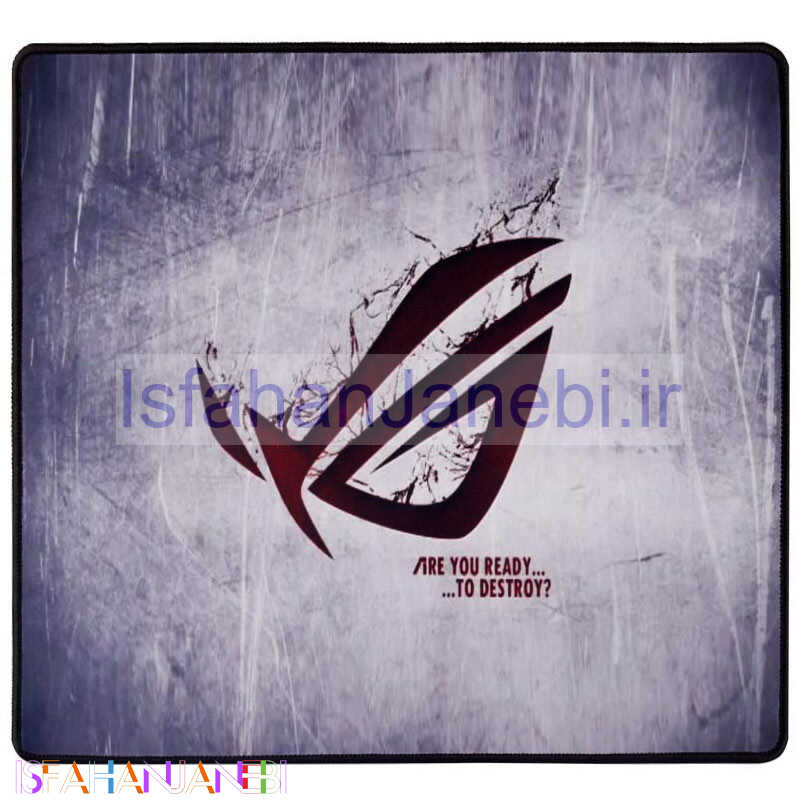 اصفهان جانبی-پد موس گیمینگ طرحدار ROG 40*45cm کد 2