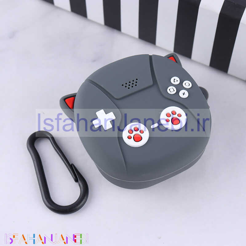 اصفهان جانبی-کاور سیلیکونی عروسکی گلکسی بادز 2 طرح دسته بازی گربه