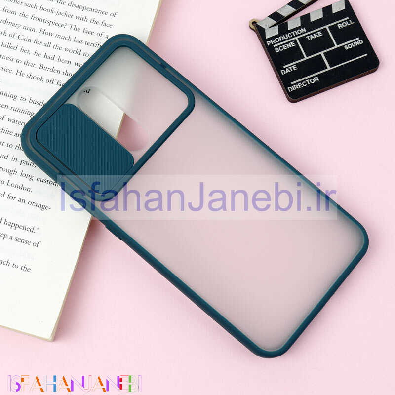 اصفهان جانبی-قاب PC مات محافظ لنز دار کشویی Xiaomi Redmi 8