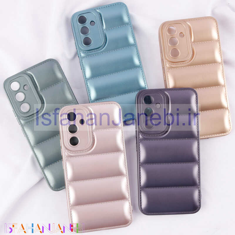 اصفهان جانبی-قاب پافر ژله ای براق محافظ لنزدار Samsung Galaxy A54