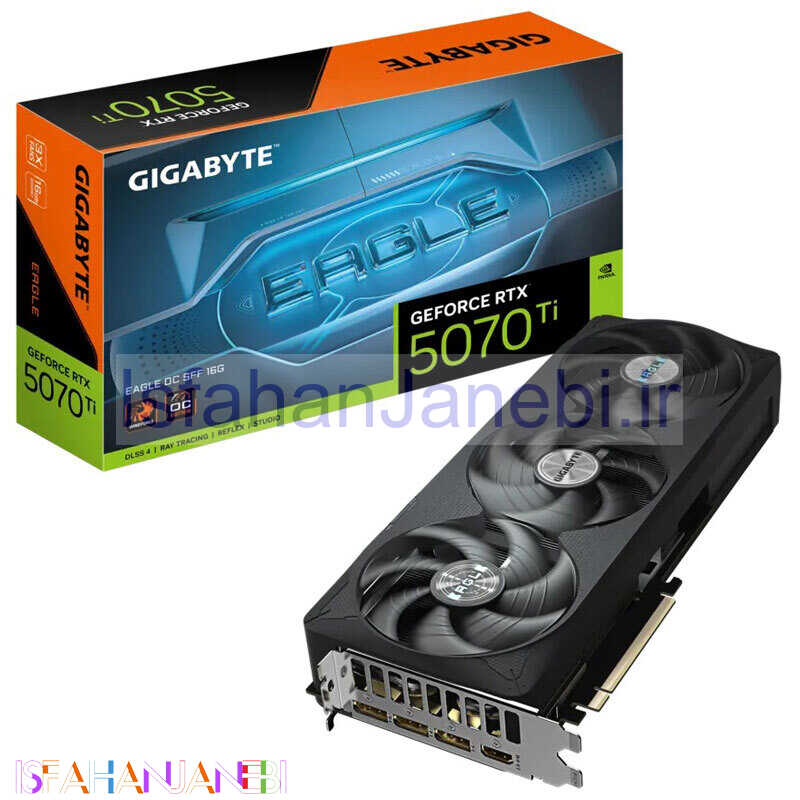اصفهان جانبی-کارت گرافیک GIGABYTE GeForce RTX 5070 Ti EAGLE OC SFF 16GB GDDR7 256Bit