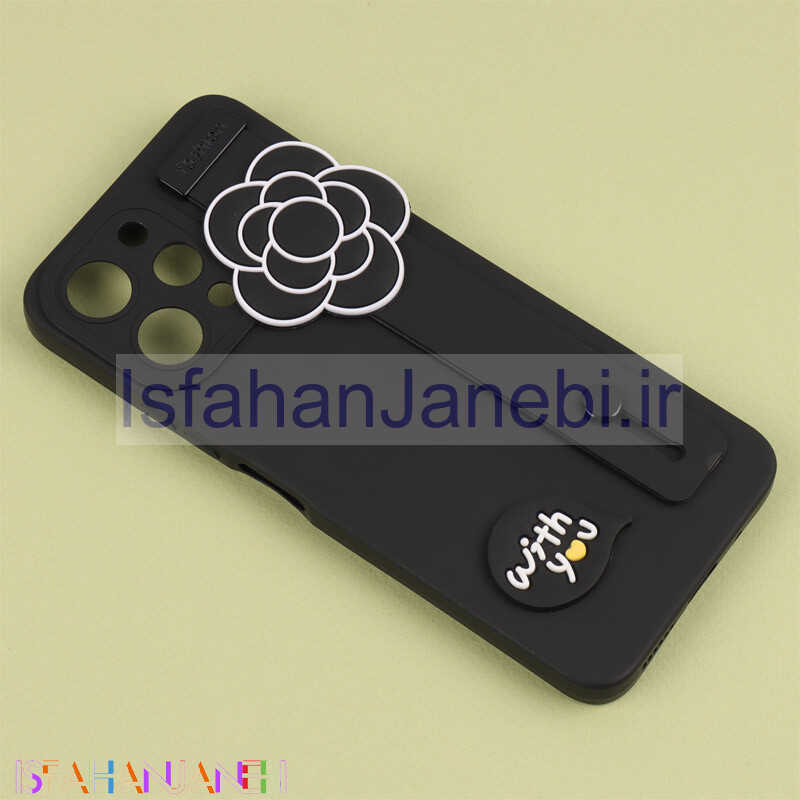 اصفهان جانبی-قاب سیلیکونی ژله ای دستبندی محافظ لنزدار Xiaomi Redmi 12