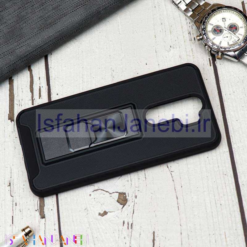 اصفهان جانبی-قاب ضد ضربه هولدر کشویی مگنتی Xiaomi Redmi Note 8 Pro مشکی