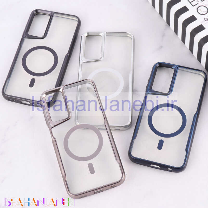 اصفهان جانبی-قاب شفاف سامسونگ Galaxy A15 طرح مگ سیف تیتانیوم