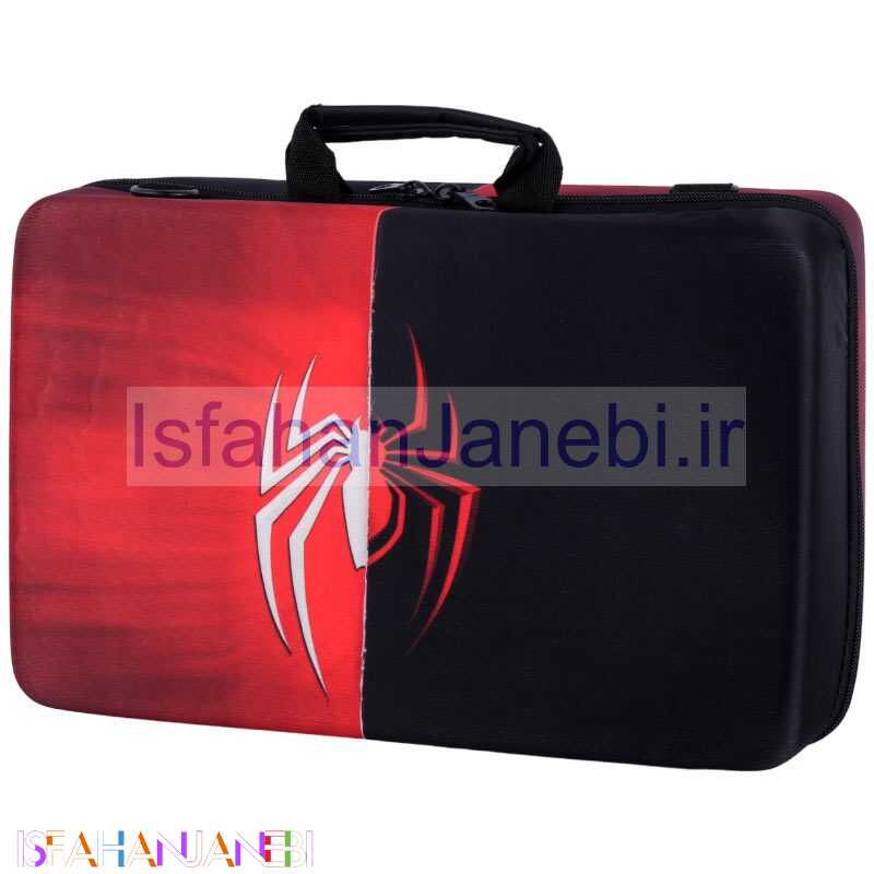 اصفهان جانبی-کیف کنسول بازی PS5 Slim طرح Spider Man کد 5