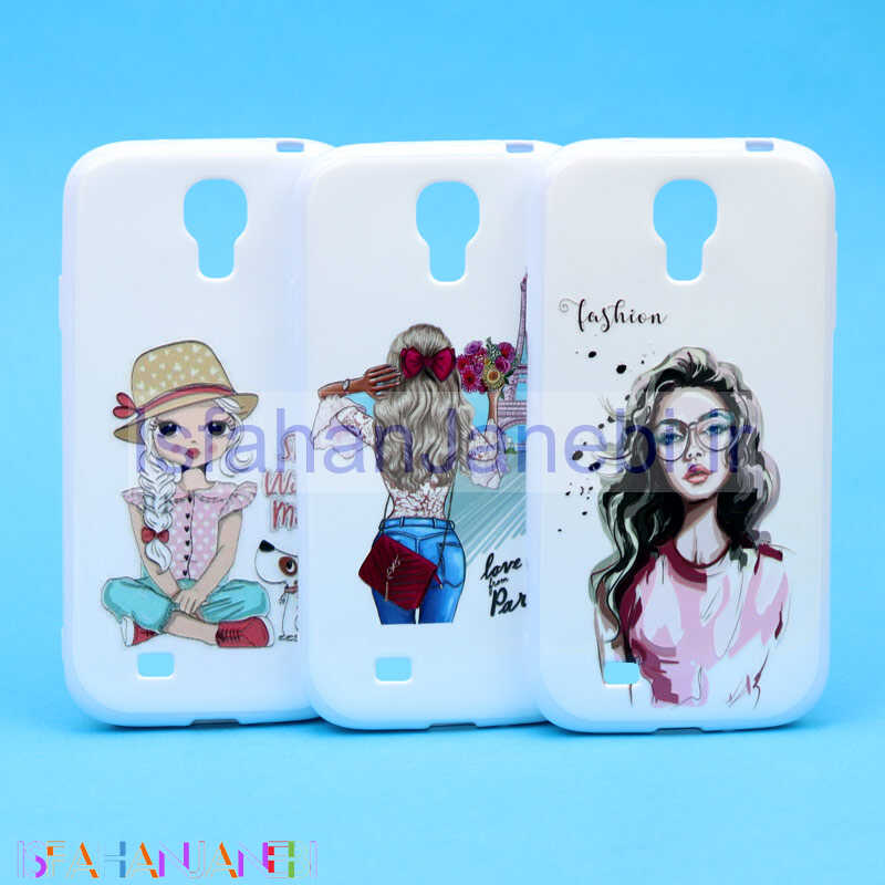 اصفهان جانبی-قاب فانتزی سفید طرح دختر سامسونگ S4