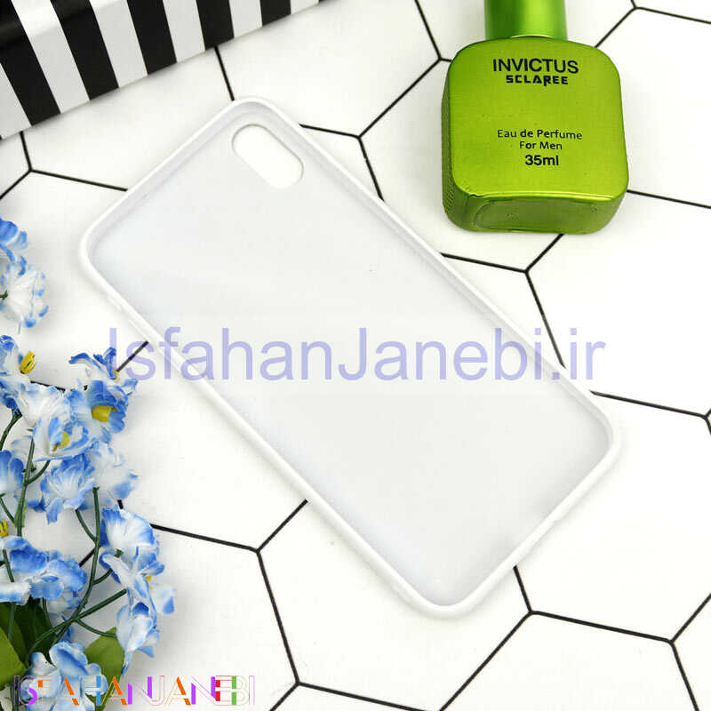 اصفهان جانبی-قاب الماسی iPhone XS Max نقره ای