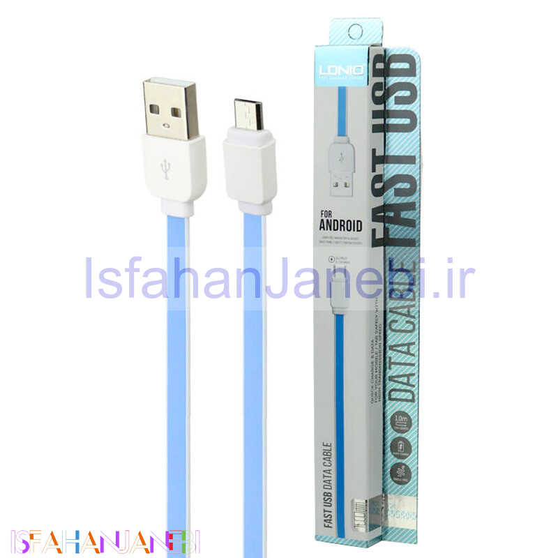 اصفهان جانبی-کابل میکرو یو اس بی فست شارژ Ldnio XS-07V 2.1A 1M