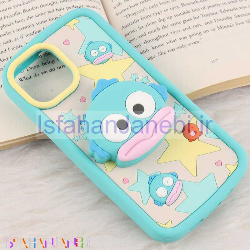 اصفهان جانبی-قاب عروسکی Vip Max آیفون iPhone 13 / 14 / 15 پاپ سوکت دار طرح Galaxy Duke