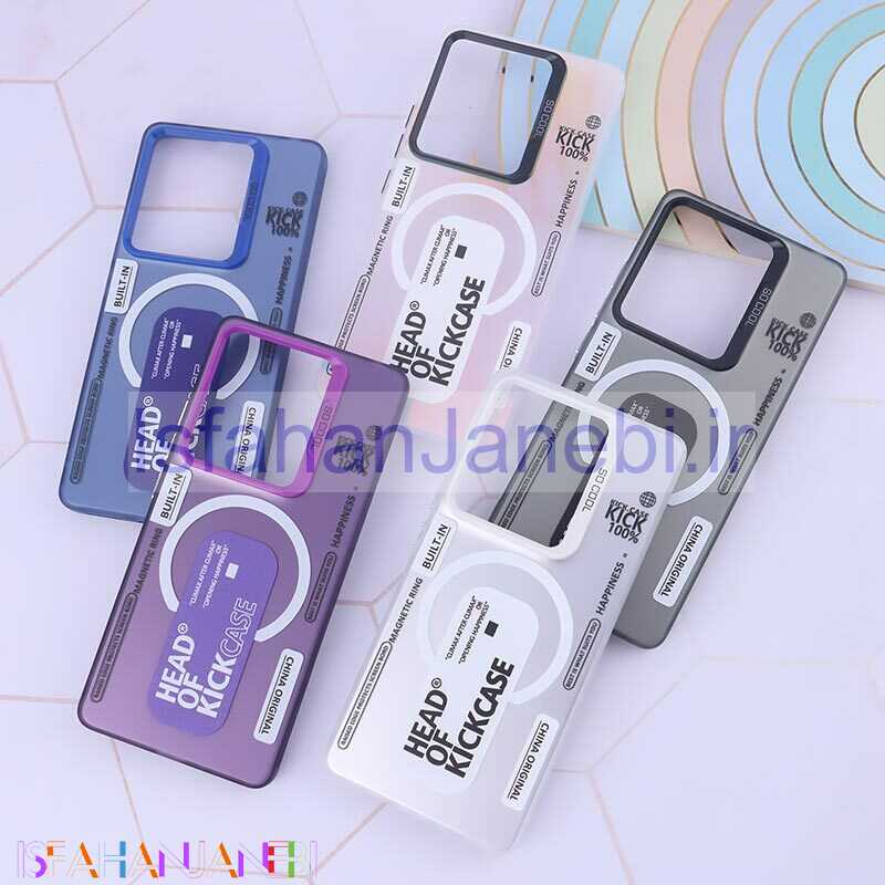 اصفهان جانبی-قاب So Cool شیائومی Redmi Note 13 Pro 4G طرح مگ سیف Kick Cace