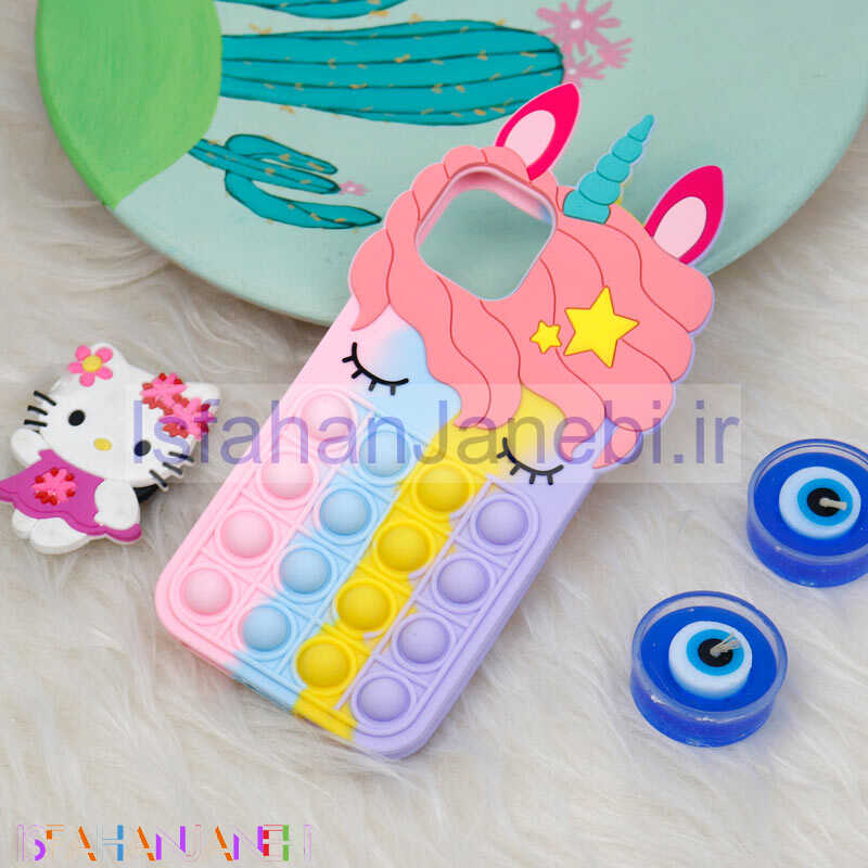 اصفهان جانبی-قاب اورجینال سیلیکونی یونیکورن پاپیتی iPhone 11 Pro Max