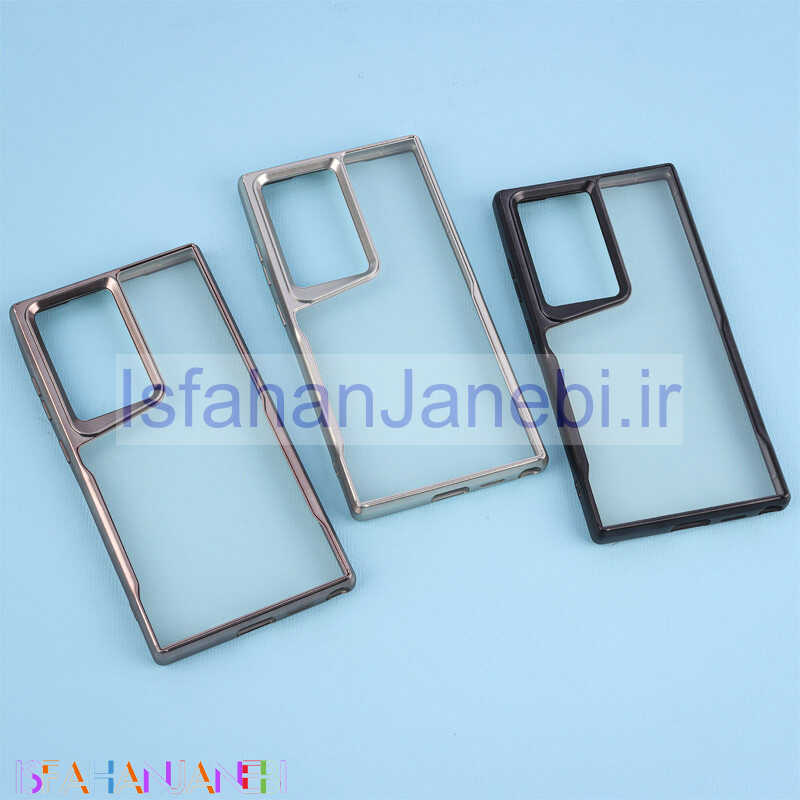 اصفهان جانبی-قاب ژله ای شفاف سامسونگ Galaxy S24 Ultra طرح تیتانیوم