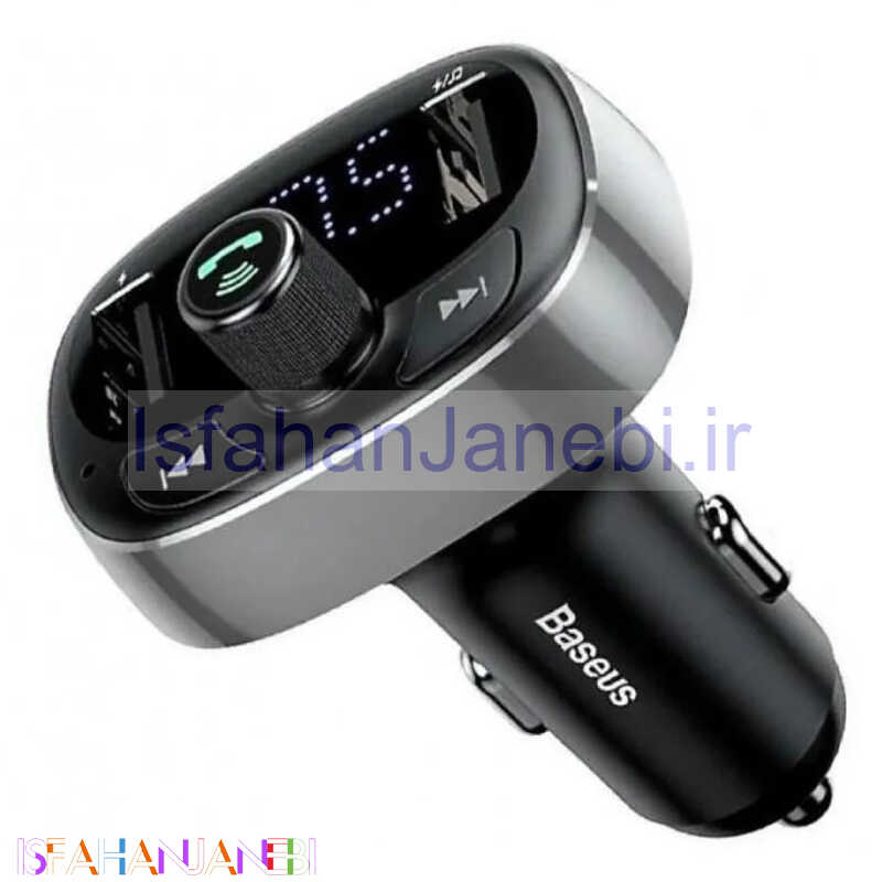 اصفهان جانبی-شارژر فندکی + FM Player بلوتوثی Baseus T-Typed CCALL-TM
