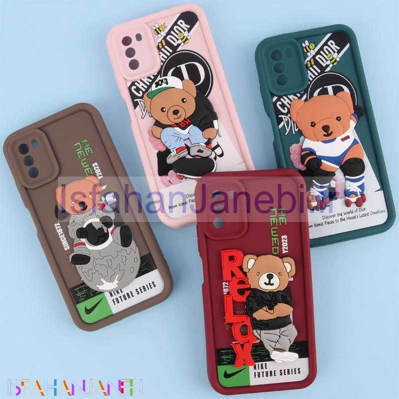 اصفهان جانبی-قاب سولید شیائومی Poco M3 برجسته محافظ لنزدار