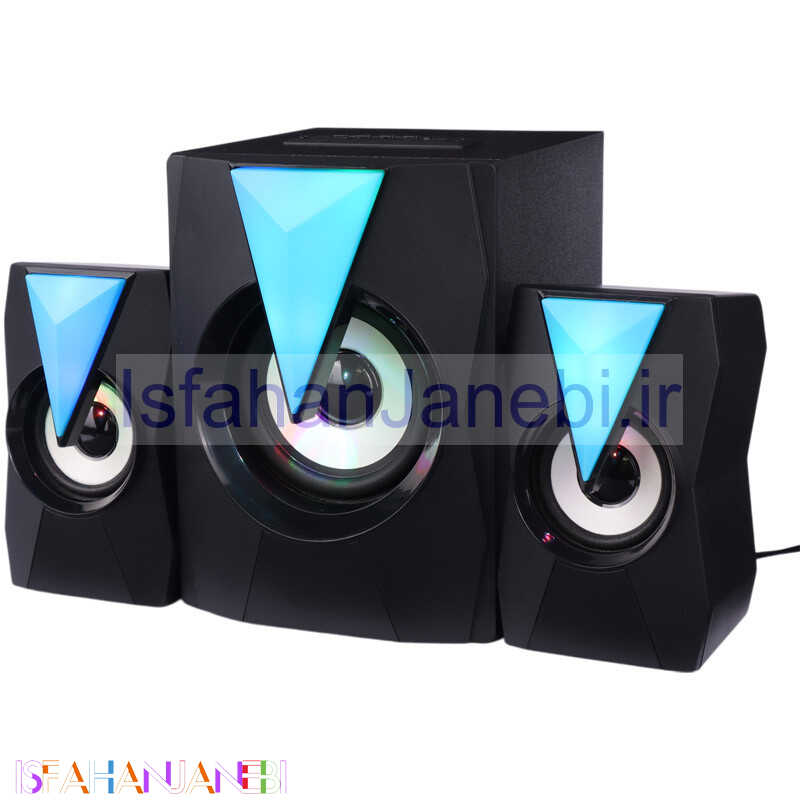 اصفهان جانبی-اسپیکر سه تکه بلوتوثی Prime K9-2.1-BT + ریموت کنترل