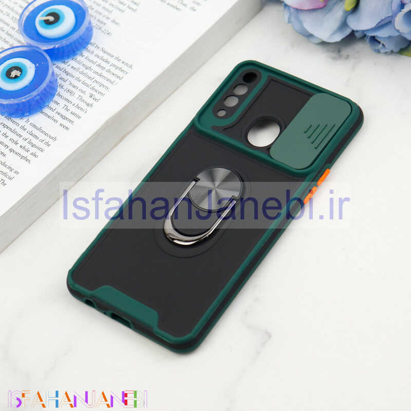 اصفهان جانبی-قاب ضد ضربه محافظ لنزدار کشویی هولدر دار بتمن کلاسیک Samsung Galaxy A20s