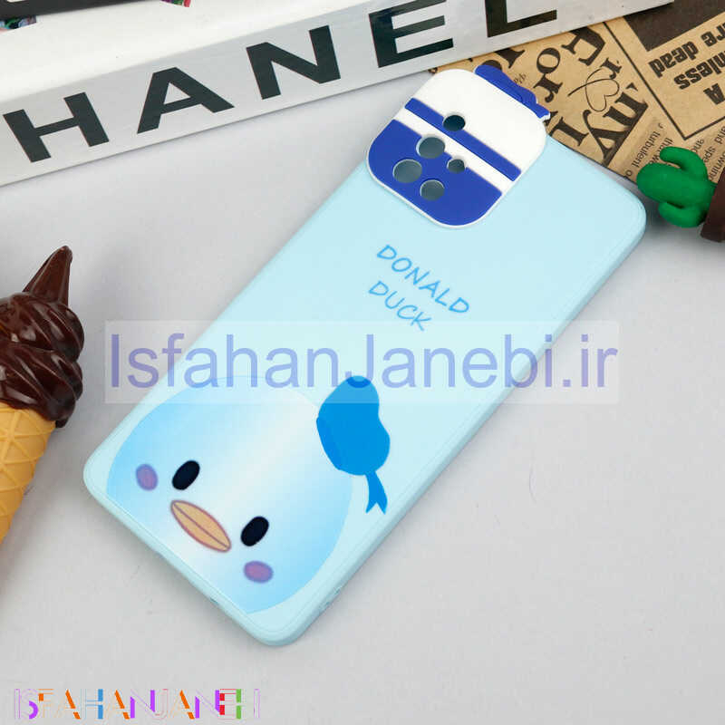 اصفهان جانبی-قاب سیلیکونی عروسکی محافظ لنزدار طرح Duck سامسونگ Samsung A71