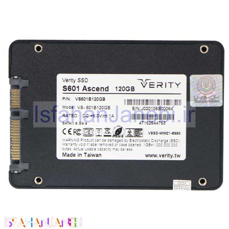 اصفهان جانبی-حافظه SSD وریتی Verity Ascend S601 120GB