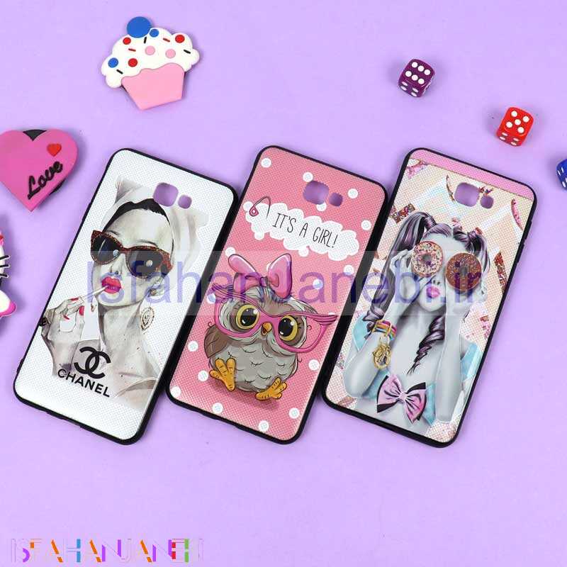 اصفهان جانبی-قاب فانتزی برجسته دخترانه سامسونگ J7 Prime سری 3