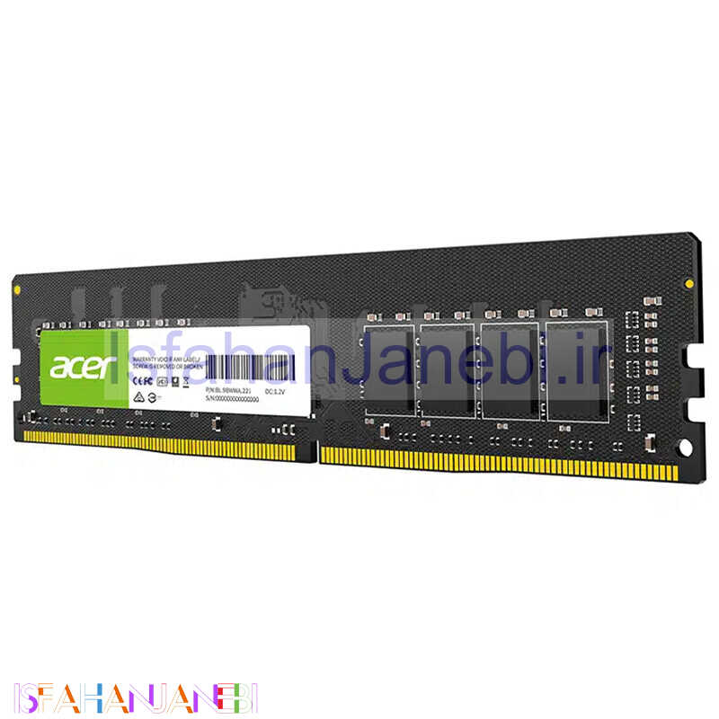 اصفهان جانبی-رم کامپیوتر ایسر UD100 DDR4 16GB Single 3200Mhz CL22