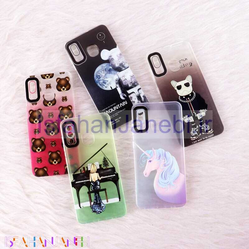 اصفهان جانبی-قاب ژله ای فانتزی محافظ لنزدار Samsung Galaxy A20 / A30