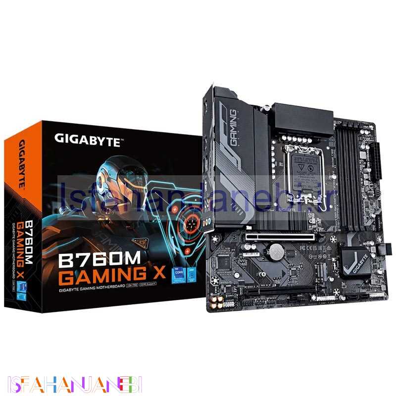اصفهان جانبی-مادربرد گیگابایت B760M GAMING X rev. 1.0 DDR5